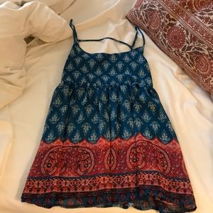 Open back boho sundress